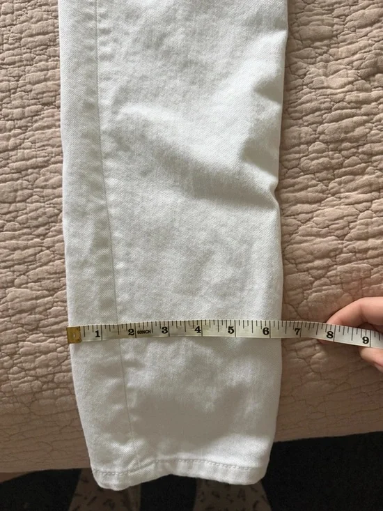 rag & bone Straight Leg White Jeans - Picture 12 of 13